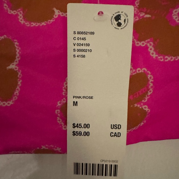 🩷🌺NWT UO Haut de Bikini Bandeau Top Lucy à Fleurs Out From Under 🌺🤎 - Picture 10 of 10